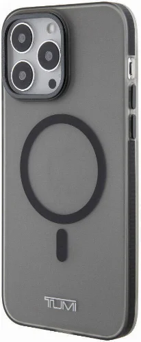 Apple iPhone 15 Pro (6.1) Kılıf TUMI Orjinal Lisanslı Magsafe Şarj Özellikli Buzlu Mat Kapak - Olive