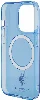 Apple iPhone 15 Pro (6.1) Kılıf U.S. Polo Assn. Orjinal Lisanslı Magsafe Şarj Özellikli Transparan Tasarım Kapak - Şeffaf