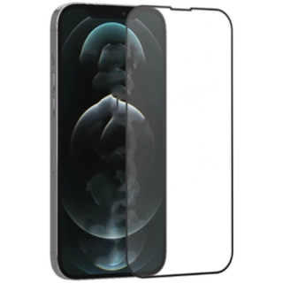 Apple iPhone 15 Pro Max (6.7) Ekran Koruyucu Zore Rio Glass Tam Kapatan Kırılmaz Cam - Siyah