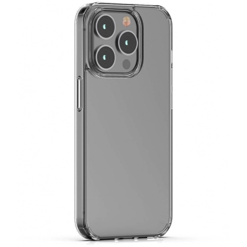 Apple iPhone 15 Pro Max (6.7) Kılıf Lux Korumalı Kenarları Silikon Arkası Sert Coss Kapak - Şeffaf