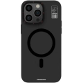 Apple iPhone 15 Pro Max (6.7) Kılıf Magsafe Şarj Özellikli Standlı YoungKit Hermit Bracket Serisi Kapak - Siyah