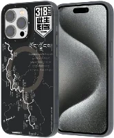 Apple iPhone 15 Pro Max (6.7) Kılıf Magsafe Şarj Özellikli Youngkit 318 Road Serisi Kapak - Siyah