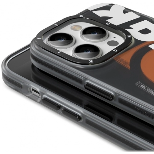 Apple iPhone 15 Pro Max (6.7) Kılıf Magsafe Şarj Özellikli Youngkit Binfen Serisi Yazı Temalı Kapak - Yeşil