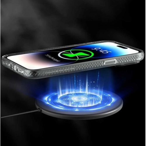 Apple iPhone 15 Pro Max (6.7) Magsafe Şarj Özellikli Youngkit Rock Serisi Kapak - Siyah