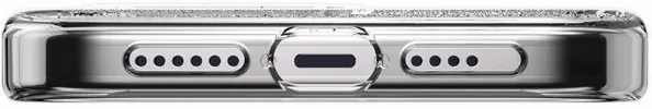 Apple iPhone 15 Pro Max Çift Katmanlı IMD Baskılı Bumper Switcheasy Cosmos Comet Kapak - Şeffaf