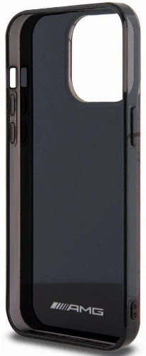 Apple iPhone 15 Pro Max (6.7) Kılıf AMG Orjinal Lisanslı Çift Katmanlı Dörtgen Desenli Kapak - Kırmızı