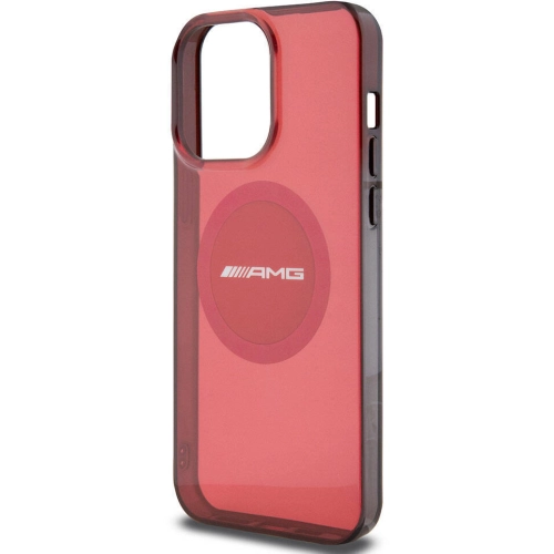 Apple iPhone 15 Pro Max (6.7) Kılıf AMG Orjinal Lisanslı Magsafe Şarj Özellikli Transparan Timeless Kapak - Siyah