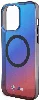 Apple iPhone 15 Pro Max (6.7) Kılıf BMW Magsafe Şarj Özellikli Transparan Renk Geçişli Dizayn Orjinal Lisanslı Kapak - Mavi-Kırmızı