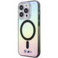 Apple iPhone 15 Pro Max Kılıf BMW Magsafe Şarj Özellikli Transparan Renk Geçişli Iridescent Orjinal Lisanslı Kapak - Karışık