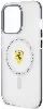 Apple iPhone 15 Pro Max (6.7) Kılıf Ferrari Orjinal Lisanslı Magsafe Şarj Özellikli Kontrast Bumper SF Ring Kapak - Siyah