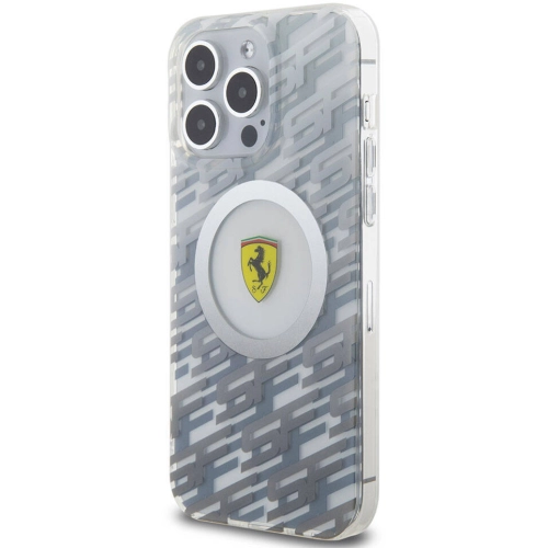 Apple iPhone 15 Pro Max (6.7) Kılıf Ferrari Orjinal Lisanslı Magsafe Şarj Özellikli Multi SF Kapak - Siyah