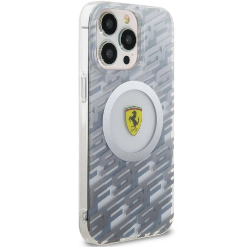 Apple iPhone 15 Pro Max (6.7) Kılıf Ferrari Orjinal Lisanslı Magsafe Şarj Özellikli Multi SF Kapak - Siyah