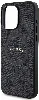 Apple iPhone 15 Pro Max (6.7) Kılıf Guess Orjinal Lisanslı Magsafe Şarj Özellikli 4G Desenli Yazı Logolu Kapak - Siyah