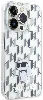 Apple iPhone 15 Pro Max (6.7) Kılıf Karl Lagerfeld IML C Monogram Orjinal Lisanslı Kapak - Şeffaf
