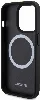 Apple iPhone 15 Pro Max Kılıf Lacoste Orjinal Lisanslı PU Pike Desenli Arka Yüzey İkonik Timsah Dokuma Logolu Kapak - Siyah