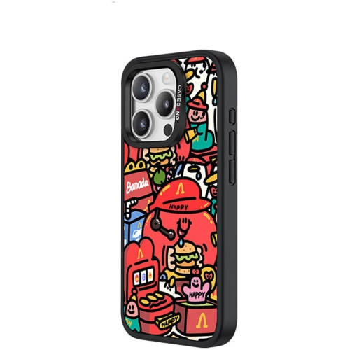 Apple iPhone 15 Pro Max (6.7) Kılıf Magsafe Şarj Özellikli Ayrılabilir Arka Panel Casebang Ahhey Serisi Kapak - Pembe