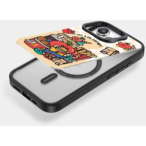 Apple iPhone 15 Pro Max (6.7) Kılıf Magsafe Şarj Özellikli Ayrılabilir Arka Panel Casebang Ahhey Serisi Kapak - Kırmızı