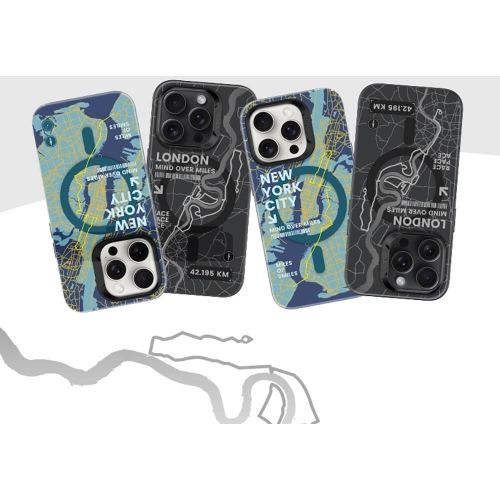 Apple iPhone 15 Pro Max (6.7) Kılıf Magsafe Şarj Özellikli Benks City Serisi Kapak - Mavi