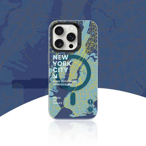 Apple iPhone 15 Pro Max (6.7) Kılıf Magsafe Şarj Özellikli Benks City Serisi Kapak - Siyah-Turuncu