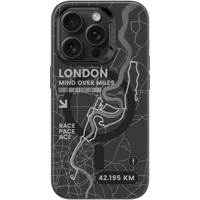 Apple iPhone 15 Pro Max (6.7) Kılıf Magsafe Şarj Özellikli Benks City Serisi Kapak - Siyah