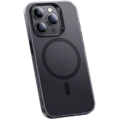 Apple iPhone 15 Pro Max Kılıf Magsafe Şarj Özellikli Benks Lucid Armor Kapak - Siyah