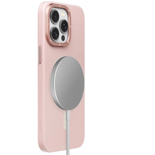 Apple iPhone 15 Pro Max (6.7) Kılıf Magsafe Şarj Özellikli Çizilmeye ve Aşınmaya Dayanıklı Youngkit Velvet Magnet Serisi Kapak - Mavi