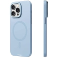 Apple iPhone 15 Pro Max (6.7) Kılıf Magsafe Şarj Özellikli Çizilmeye ve Aşınmaya Dayanıklı Youngkit Velvet Magnet Serisi Kapak - Mavi
