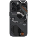 Apple iPhone 15 Pro Max (6.7) Kılıf MagSafe Şarj Özellikli Mekanik Tasarımlı Benks Perspective Serisi Kapak - Siyah