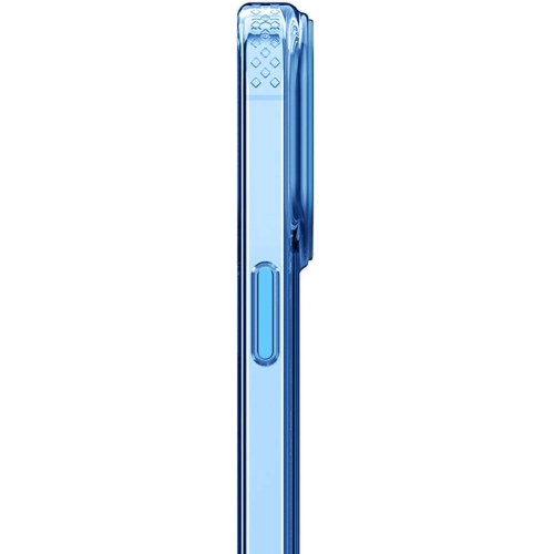 Apple iPhone 15 Pro Max (6.7) Kılıf Magsafe Şarj Özellikli Saydam Arka Yüzey Recci Crystal Color Serisi Kapak - Siyah