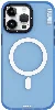 Apple iPhone 15 Pro Max Kılıf Magsafe Şarj Özellikli Youngkit Colored Sand Serisi Kapak - Siyah