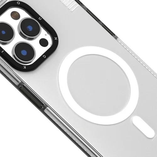 Apple iPhone 15 Pro Max Kılıf Magsafe Şarj Özellikli YoungKit Crystal Color Serisi Kapak - Pembe