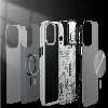 Apple iPhone 15 Pro Max Kılıf Magsafe Şarj Özellikli YoungKit Technology Serisi Kapak - Beyaz