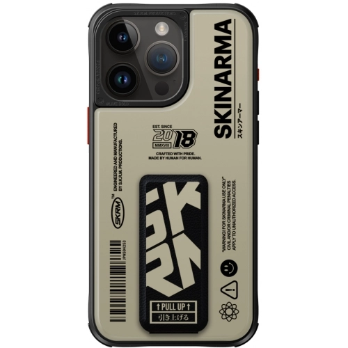 Apple iPhone 15 Pro Max Kılıf SkinArma Desenli Airbag Tasarımlı Standlı Spunk Kapak - Koyu Yeşil