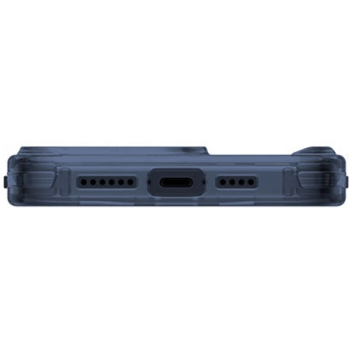 Apple iPhone 15 Pro Max Kılıf SkinArma Şeffaf Airbag Tasarımlı Magsafe Şarj Özellikli Saido Kapak - Mavi