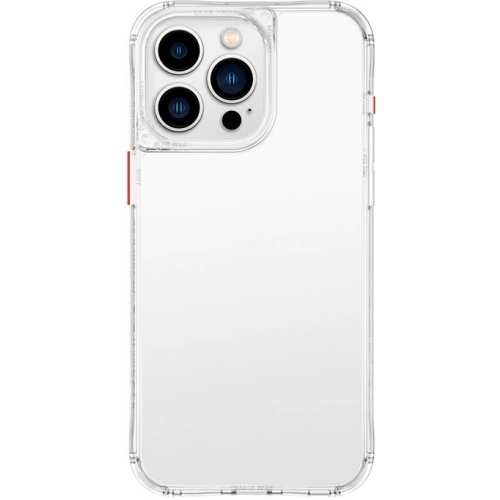 Apple iPhone 15 Pro Max Kılıf SkinArma Şeffaf Airbag Tasarımlı Saido Kapak - Şeffaf