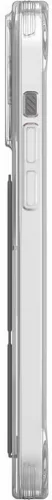 Apple iPhone 15 Pro Max Kılıf SkinArma Şeffaf Renk Geçişli Airbag Tasarımlı Standlı Cosmo Kapak - Gri