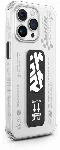Apple iPhone 15 Pro Max Kılıf SkinArma Standlı Şeffaf Tasarımlı Apex Kapak - Siyah
