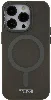 Apple iPhone 15 Pro Max (6.7) Kılıf TUMI Orjinal Lisanslı Magsafe Şarj Özellikli Buzlu Mat Kapak - Siyah