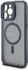 Apple iPhone 15 Pro Max (6.7) Kılıf TUMI Orjinal Lisanslı Magsafe Şarj Özellikli Kamera Standlı Buzlu Mat Kapak - Mavi