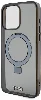 Apple iPhone 15 Pro Max (6.7) Kılıf TUMI Orjinal Lisanslı Magsafe Şarj Özellikli PC TPU Metal Logolu Ring Standlı Kapak - Siyah
