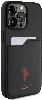 Apple iPhone 15 Pro Max (6.7) Kılıf U.S. Polo Assn. Orjinal Lisanslı Baskı Logolu PU Kartlıklı Kapak - Kırmızı