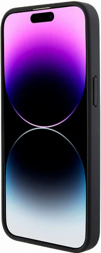 Apple iPhone 15 Pro Max (6.7) Kılıf U.S. Polo Assn. Orjinal Lisanslı Deri Şeritli Logo Dizayn Kapak - Siyah