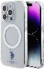 Apple iPhone 15 Pro Max (6.7) Kılıf U.S. Polo Assn. Orjinal Lisanslı Magsafe Şarj Özellikli Transparan Tasarım Kapak - Şeffaf