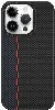 Apple iPhone 15 Pro Max (6.7) Kılıf Wiwu LCC-107 Karbon Fiber Magsafe Şarj Özellikli Kamera Korumalı Kabon Kapak - Siyah