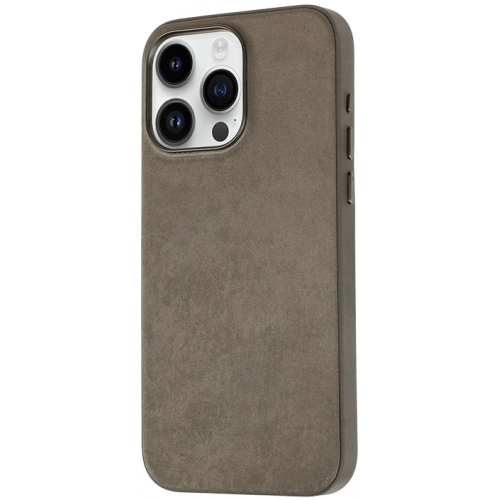 Apple iPhone 15 Pro Max Kılıf Zore PU Suni Deri Mimoza Kapak - Mavi