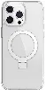 Apple iPhone 15 Pro Max Magsafe Şarj Özellikli Yüzük Standlı Switcheasy Magstand-M Kapak - Şeffaf
