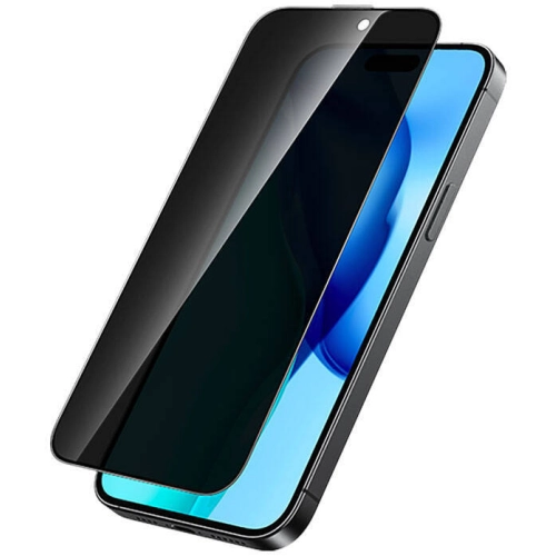 Apple iPhone 15 Pro Max Recci RSP-A19AP Privacy Temperli Cam Ekran Koruyucu - Gri