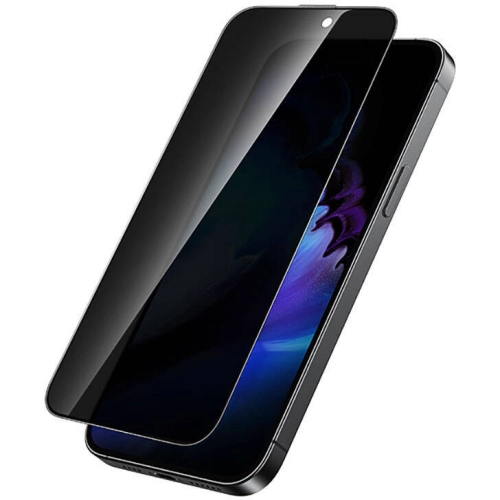 Apple iPhone 15 Pro Max Recci RSP-A19AP Privacy Temperli Cam Ekran Koruyucu - Gri