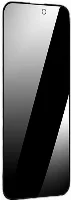Apple iPhone 15 Pro Recci RSP-A06SP 3D Privacy Shield Temperli Cam Ekran Koruyucu - Gri