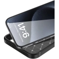 Apple iPhone 16 (6.1) Kılıf Silikon Parmak İzi Bırakmayan Karbon Soft Negro Kapak - Siyah
